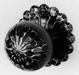 Scheitter Türknopf auf Rosette 316