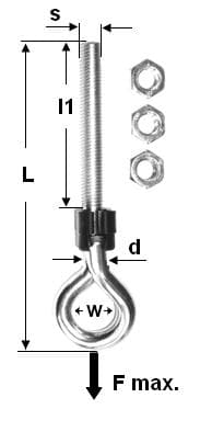 Sicherheits- Schaukelhaken, Art.19A