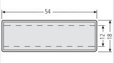 RENZ Namensschild 65x22mm
