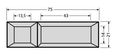 RENZ Kombitaster Seko 75x21mm
