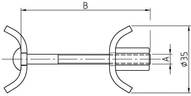 Arbeitsplattenverbinder  65mm