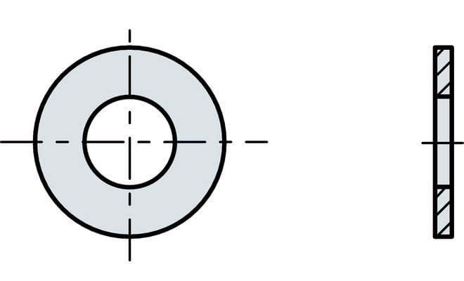 U-Scheiben DIN 125 - 3,2mm