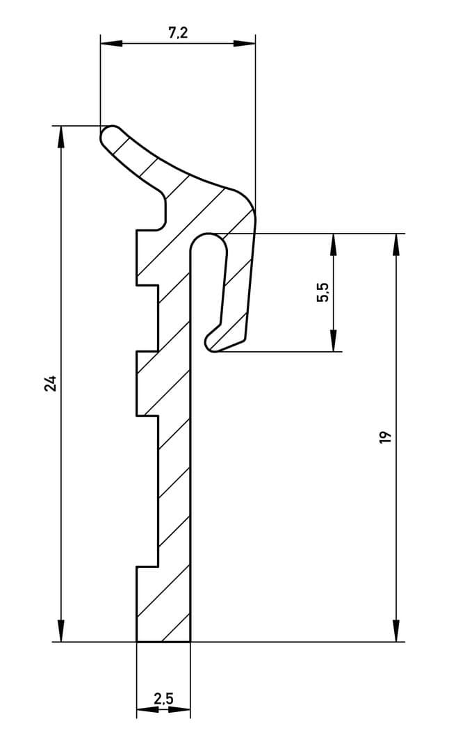 Fensterbankanschlussdichtung