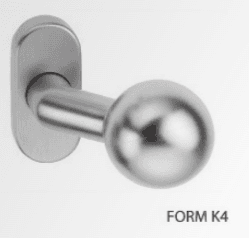 Dieckmann Alu-Kugelknopf gekröpft