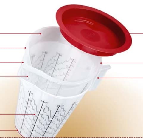 HSM Mischbecher-System, 2 Liter
