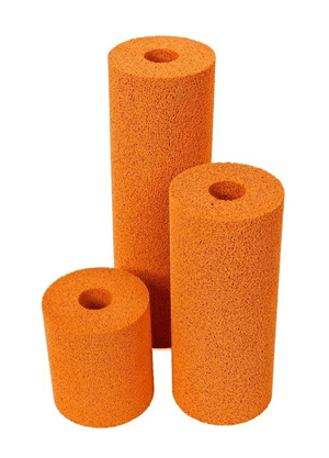 Schwammgummi-Walze rot    150 mm
