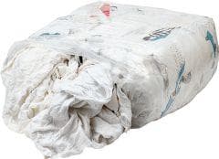 Trikotputzlappen weiss, 10 kg Polywürfel